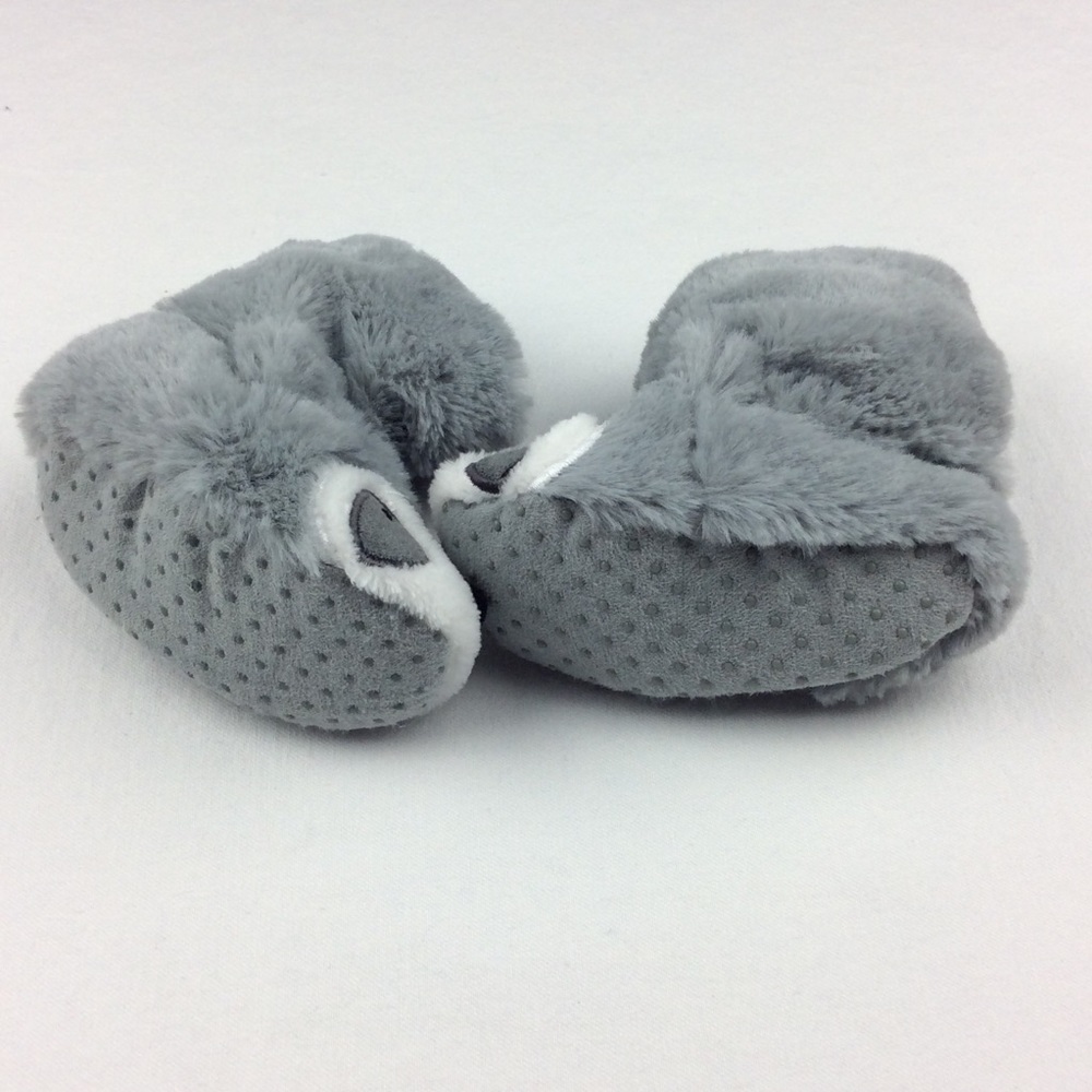 Gray Raccoon Little Tall Boot Slipers - Picture 4 of 5